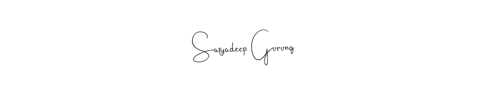 Also You can easily find your signature by using the search form. We will create Satyadeep Gurung name handwritten signature images for you free of cost using Andilay-7BmLP sign style. Satyadeep Gurung signature style 4 images and pictures png