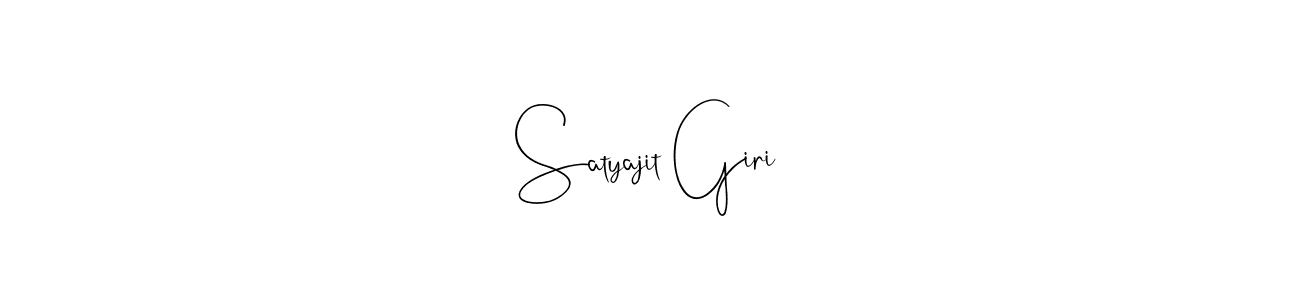You should practise on your own different ways (Andilay-7BmLP) to write your name (Satyajit Giri) in signature. don't let someone else do it for you. Satyajit Giri signature style 4 images and pictures png