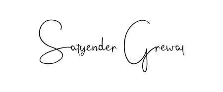 How to make Satyender Grewal signature? Andilay-7BmLP is a professional autograph style. Create handwritten signature for Satyender Grewal name. Satyender Grewal signature style 4 images and pictures png