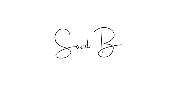 Similarly Andilay-7BmLP is the best handwritten signature design. Signature creator online .You can use it as an online autograph creator for name Saud B. Saud B signature style 4 images and pictures png