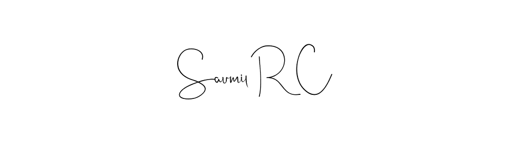 Once you've used our free online signature maker to create your best signature Andilay-7BmLP style, it's time to enjoy all of the benefits that Saumil R C name signing documents. Saumil R C signature style 4 images and pictures png