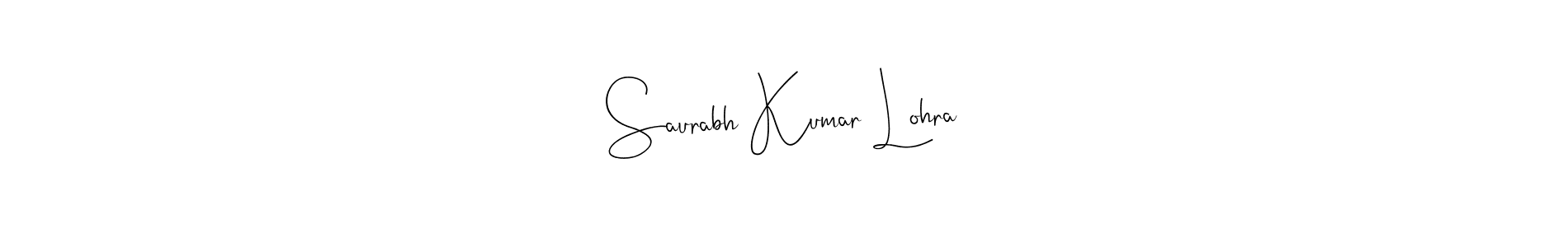 Also You can easily find your signature by using the search form. We will create Saurabh Kumar Lohra name handwritten signature images for you free of cost using Andilay-7BmLP sign style. Saurabh Kumar Lohra signature style 4 images and pictures png