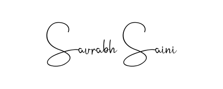 A dynamic signature style for Saurabh Saini using Andilay-7BmLP script. Designed to look authentic, handwritten, and professional. Saurabh Saini signature style 4 images and pictures png