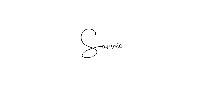 How to Draw Sauvée signature style? Andilay-7BmLP is a latest design signature styles for name Sauvée. Sauvée signature style 4 images and pictures png