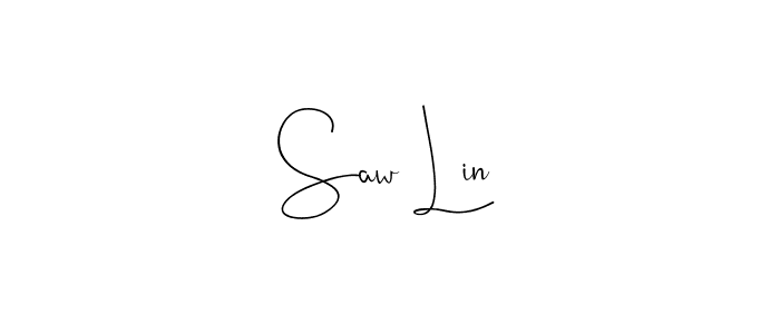 Once you've used our free online signature maker to create your best signature Andilay-7BmLP style, it's time to enjoy all of the benefits that Saw Lin name signing documents. Saw Lin signature style 4 images and pictures png