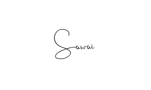 How to make Sawai name signature. Use Andilay-7BmLP style for creating short signs online. This is the latest handwritten sign. Sawai signature style 4 images and pictures png