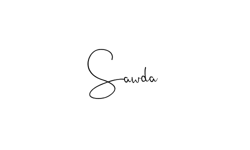 How to make Sawda signature? Andilay-7BmLP is a professional autograph style. Create handwritten signature for Sawda name. Sawda signature style 4 images and pictures png