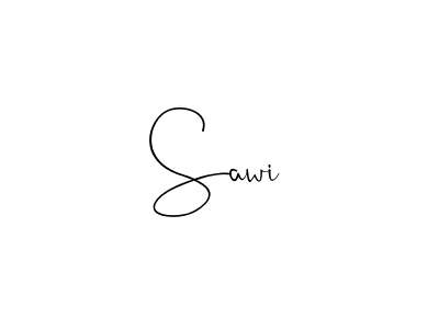 Use a signature maker to create a handwritten signature online. With this signature software, you can design (Andilay-7BmLP) your own signature for name Sawi. Sawi signature style 4 images and pictures png