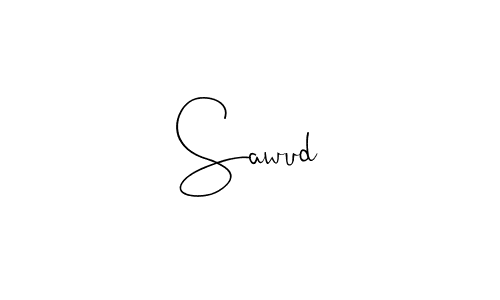 Also we have Sawud name is the best signature style. Create professional handwritten signature collection using Andilay-7BmLP autograph style. Sawud signature style 4 images and pictures png