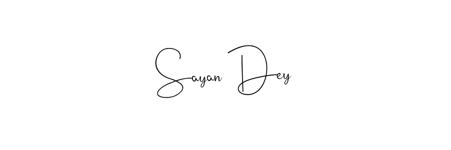 if you are searching for the best signature style for your name Sayan Dey. so please give up your signature search. here we have designed multiple signature styles  using Andilay-7BmLP. Sayan Dey signature style 4 images and pictures png