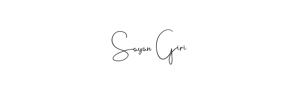 The best way (Andilay-7BmLP) to make a short signature is to pick only two or three words in your name. The name Sayan Giri include a total of six letters. For converting this name. Sayan Giri signature style 4 images and pictures png
