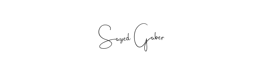 See photos of Sayed Gaber official signature by Spectra . Check more albums & portfolios. Read reviews & check more about Andilay-7BmLP font. Sayed Gaber signature style 4 images and pictures png