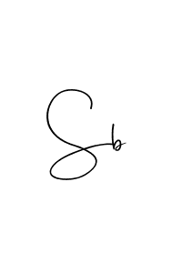 if you are searching for the best signature style for your name Sb. so please give up your signature search. here we have designed multiple signature styles  using Andilay-7BmLP. Sb signature style 4 images and pictures png