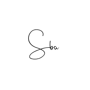 You should practise on your own different ways (Andilay-7BmLP) to write your name (Sba) in signature. don't let someone else do it for you. Sba signature style 4 images and pictures png