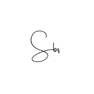 Also we have Sbf name is the best signature style. Create professional handwritten signature collection using Andilay-7BmLP autograph style. Sbf signature style 4 images and pictures png