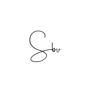 Make a beautiful signature design for name Sbu. Use this online signature maker to create a handwritten signature for free. Sbu signature style 4 images and pictures png