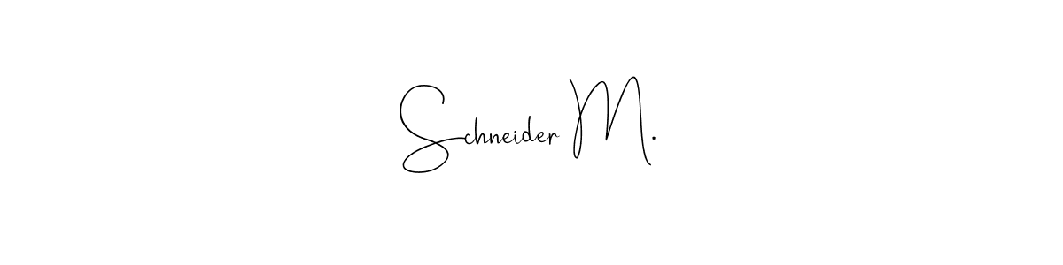 You can use this online signature creator to create a handwritten signature for the name Schneider M.. This is the best online autograph maker. Schneider M. signature style 4 images and pictures png