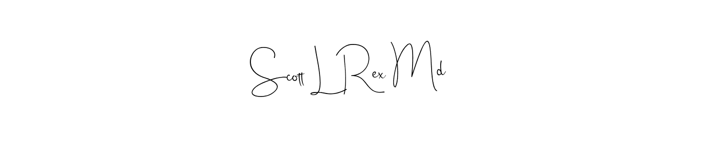 Similarly Andilay-7BmLP is the best handwritten signature design. Signature creator online .You can use it as an online autograph creator for name Scott L Rex Md. Scott L Rex Md signature style 4 images and pictures png