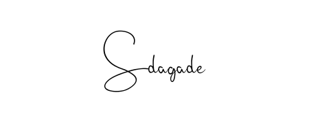 Create your official email sign-off with Sdagade name in Andilay-7BmLP style. Crisp, clean, and perfectly legible across all screens. Sdagade signature style 4 images and pictures png