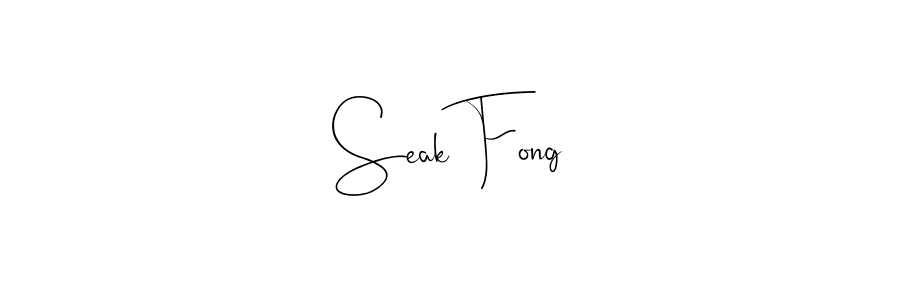 Design your own signature with our free online signature maker. With this signature software, you can create a handwritten (Andilay-7BmLP) signature for name Seak Fong. Seak Fong signature style 4 images and pictures png