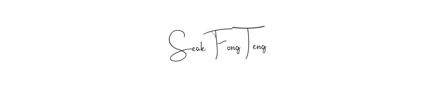Design your own signature with our free online signature maker. With this signature software, you can create a handwritten (Andilay-7BmLP) signature for name Seak Fong Teng. Seak Fong Teng signature style 4 images and pictures png