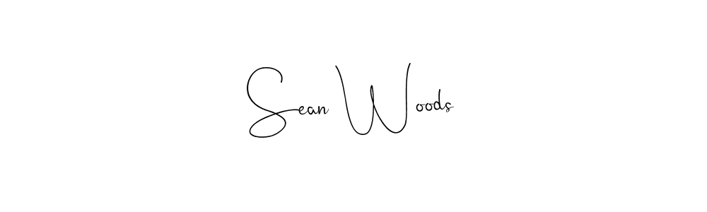 Design your own signature with our free online signature maker. With this signature software, you can create a handwritten (Andilay-7BmLP) signature for name Sean Woods. Sean Woods signature style 4 images and pictures png