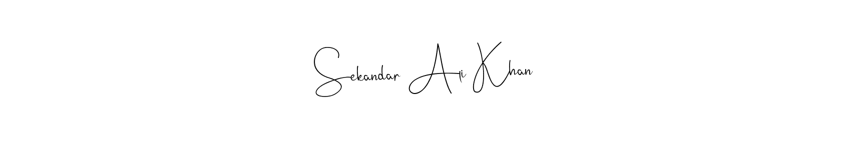 Once you've used our free online signature maker to create your best signature Andilay-7BmLP style, it's time to enjoy all of the benefits that Sekandar Ali Khan name signing documents. Sekandar Ali Khan signature style 4 images and pictures png