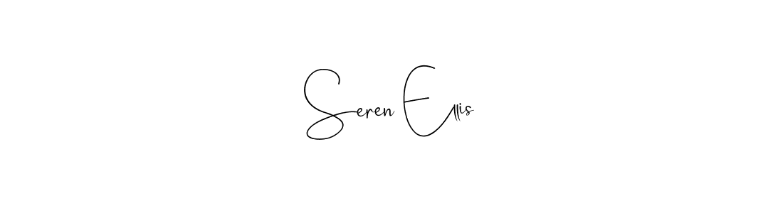 The best way (Andilay-7BmLP) to make a short signature is to pick only two or three words in your name. The name Seren Ellis include a total of six letters. For converting this name. Seren Ellis signature style 4 images and pictures png