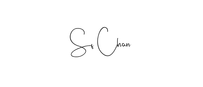 How to make Sf Chan name signature. Use Andilay-7BmLP style for creating short signs online. This is the latest handwritten sign. Sf Chan signature style 4 images and pictures png