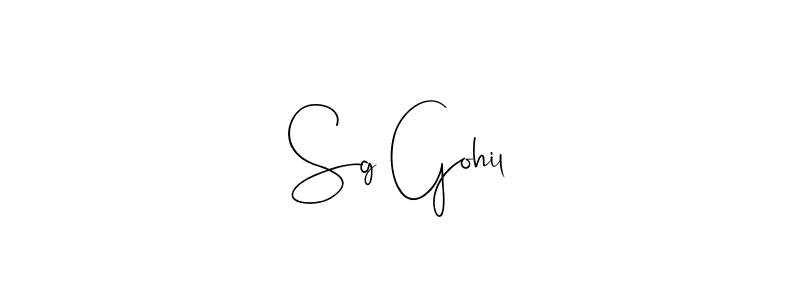 Make a beautiful signature design for name Sg Gohil. Use this online signature maker to create a handwritten signature for free. Sg Gohil signature style 4 images and pictures png
