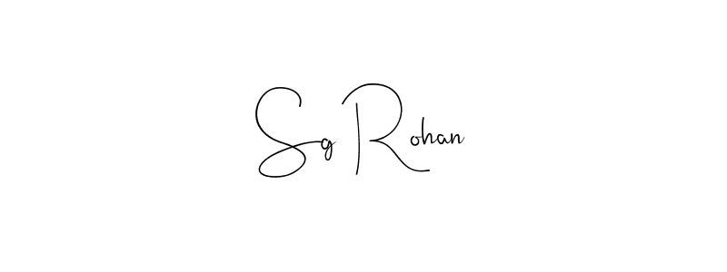if you are searching for the best signature style for your name Sg Rohan. so please give up your signature search. here we have designed multiple signature styles  using Andilay-7BmLP. Sg Rohan signature style 4 images and pictures png