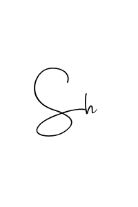 Make a beautiful signature design for name Sh. Use this online signature maker to create a handwritten signature for free. Sh signature style 4 images and pictures png