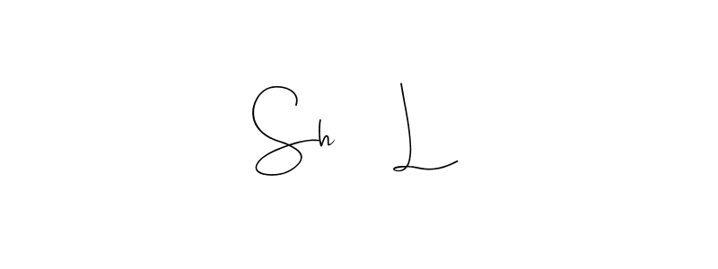 Use a signature maker to create a handwritten signature online. With this signature software, you can design (Andilay-7BmLP) your own signature for name Sh     L. Sh     L signature style 4 images and pictures png