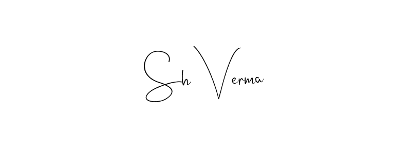 Similarly Andilay-7BmLP is the best handwritten signature design. Signature creator online .You can use it as an online autograph creator for name Sh Verma. Sh Verma signature style 4 images and pictures png