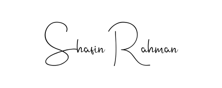 Create an unforgettable impression when signing with Shafin Rahman name styled in Andilay-7BmLP typography. 100% free online generator. Shafin Rahman signature style 4 images and pictures png
