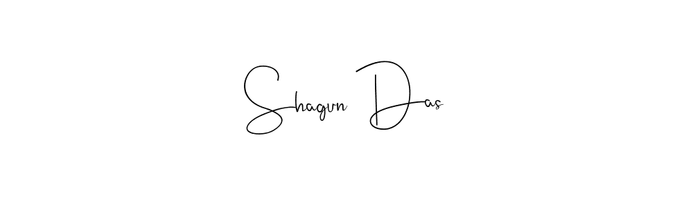 Also we have Shagun Das name is the best signature style. Create professional handwritten signature collection using Andilay-7BmLP autograph style. Shagun Das signature style 4 images and pictures png