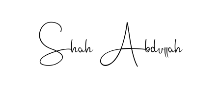 Discover the perfect balance of readability and style for Shah Abdullah with Andilay-7BmLP font. Create your dream signature today. Shah Abdullah signature style 4 images and pictures png