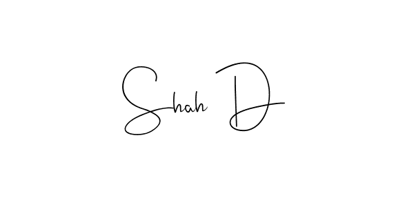 The best way (Andilay-7BmLP) to make a short signature is to pick only two or three words in your name. The name Shah D include a total of six letters. For converting this name. Shah D signature style 4 images and pictures png