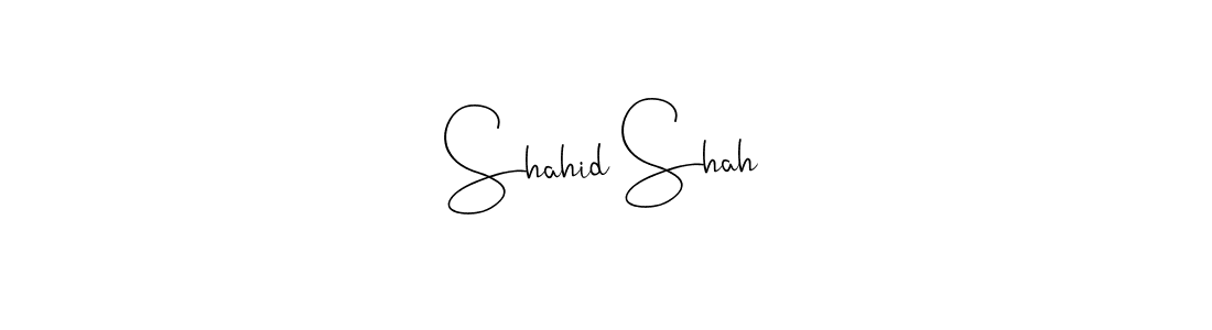 Also You can easily find your signature by using the search form. We will create Shahid Shah name handwritten signature images for you free of cost using Andilay-7BmLP sign style. Shahid Shah signature style 4 images and pictures png