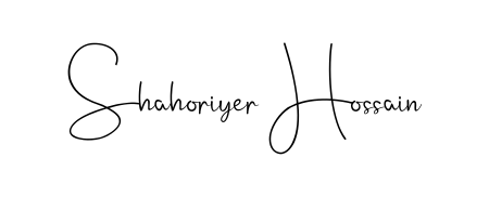 Use a signature maker to create a handwritten signature online. With this signature software, you can design (Andilay-7BmLP) your own signature for name Shahoriyer Hossain. Shahoriyer Hossain signature style 4 images and pictures png