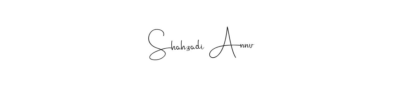 It looks lik you need a new signature style for name Shahzadi Annu. Design unique handwritten (Andilay-7BmLP) signature with our free signature maker in just a few clicks. Shahzadi Annu signature style 4 images and pictures png