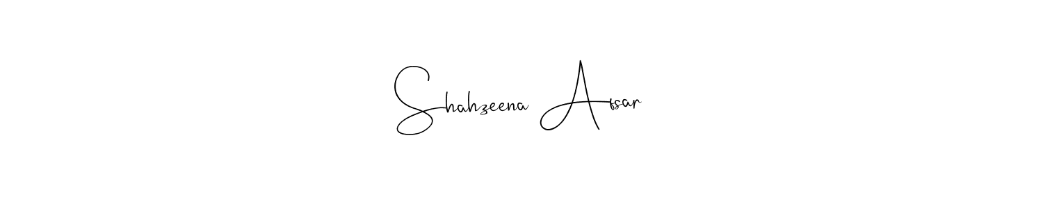 Use a signature maker to create a handwritten signature online. With this signature software, you can design (Andilay-7BmLP) your own signature for name Shahzeena Afsar. Shahzeena Afsar signature style 4 images and pictures png