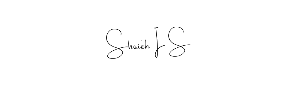 Make a beautiful signature design for name Shaikh I S. Use this online signature maker to create a handwritten signature for free. Shaikh I S signature style 4 images and pictures png