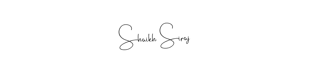 This is the best signature style for the Shaikh Siraj name. Also you like these signature font (Andilay-7BmLP). Mix name signature. Shaikh Siraj signature style 4 images and pictures png