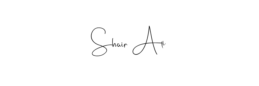 Shair Ali stylish signature style. Best Handwritten Sign (Andilay-7BmLP) for my name. Handwritten Signature Collection Ideas for my name Shair Ali. Shair Ali signature style 4 images and pictures png