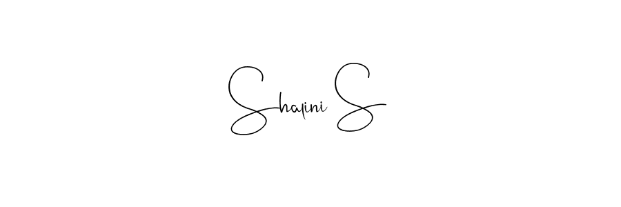 Use a signature maker to create a handwritten signature online. With this signature software, you can design (Andilay-7BmLP) your own signature for name Shalini S. Shalini S signature style 4 images and pictures png