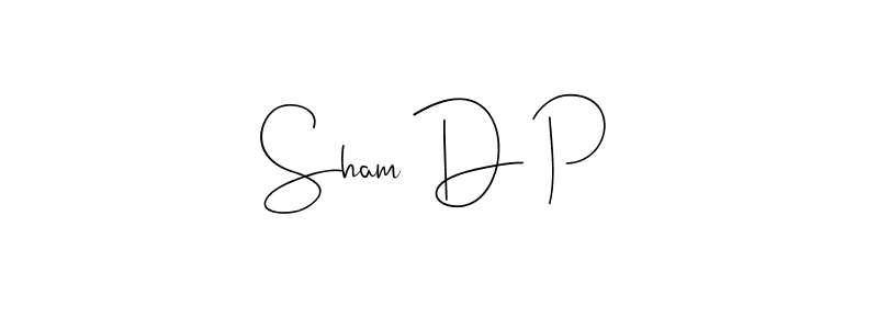 Also You can easily find your signature by using the search form. We will create Sham D P name handwritten signature images for you free of cost using Andilay-7BmLP sign style. Sham D P signature style 4 images and pictures png