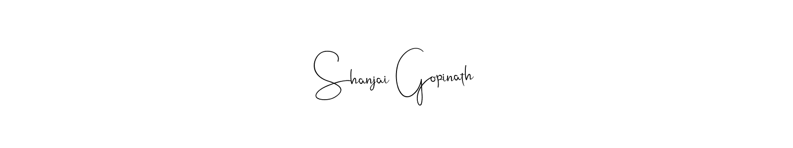 Similarly Andilay-7BmLP is the best handwritten signature design. Signature creator online .You can use it as an online autograph creator for name Shanjai Gopinath. Shanjai Gopinath signature style 4 images and pictures png