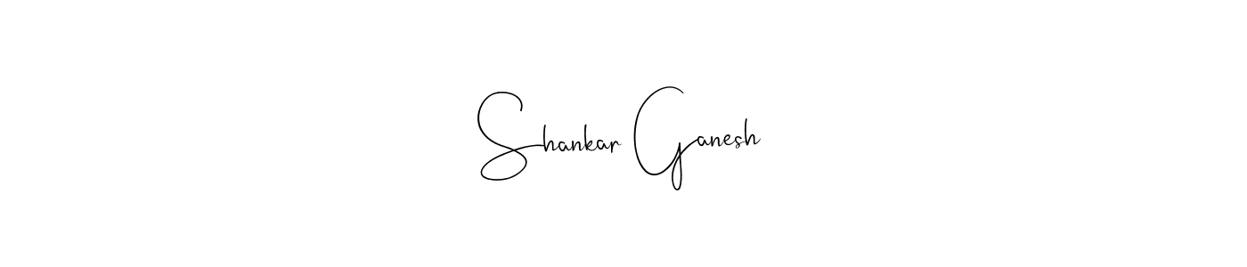 You should practise on your own different ways (Andilay-7BmLP) to write your name (Shankar Ganesh) in signature. don't let someone else do it for you. Shankar Ganesh signature style 4 images and pictures png