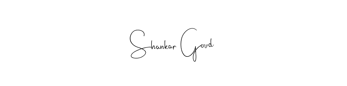 Use a signature maker to create a handwritten signature online. With this signature software, you can design (Andilay-7BmLP) your own signature for name Shankar Goud. Shankar Goud signature style 4 images and pictures png